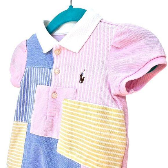 Ralph Lauren Baby Girls Short Sleeve Dropped Waist Collared Dress. 6 Months. - Picture 3 of 10